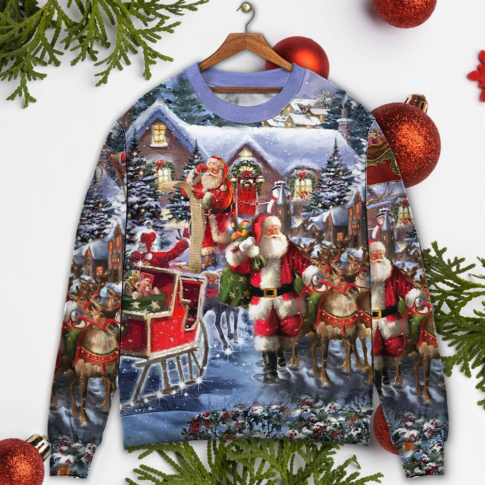 Christmas Santa Comes Tonight Style – Sweater - Ugly Christmas Sweater