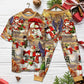 Christmas Snowman Couple Love Xmas - Pajamas Short Sleeve - Owls Matrix LTD