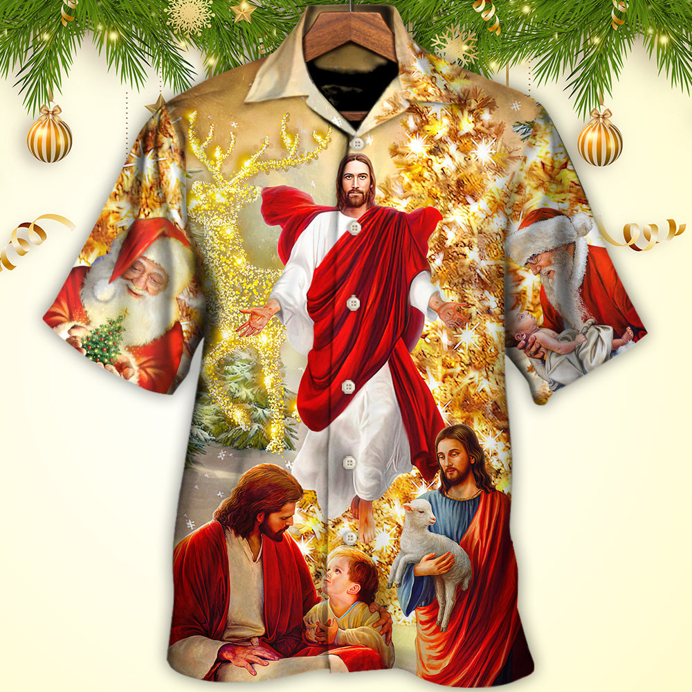 Christmas Jesus Is The Magic Of Christmas - Hawaiian Shirt
