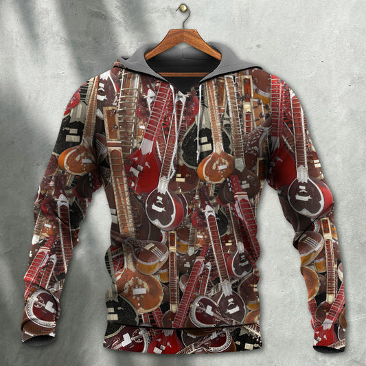 Sitar Player Pride Quote - 3D Hoodie