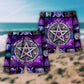 Witchy Pentagram Purple – Beach Short