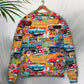 Vintage Route 66 Road Trip – Sweater - Ugly Christmas Sweater