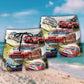 High Speed Car Racing Action Art – Beach Short