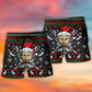 Christmas Deck Valhalla With Skull Of Glory - Beach Short - Owls Matrix LTD