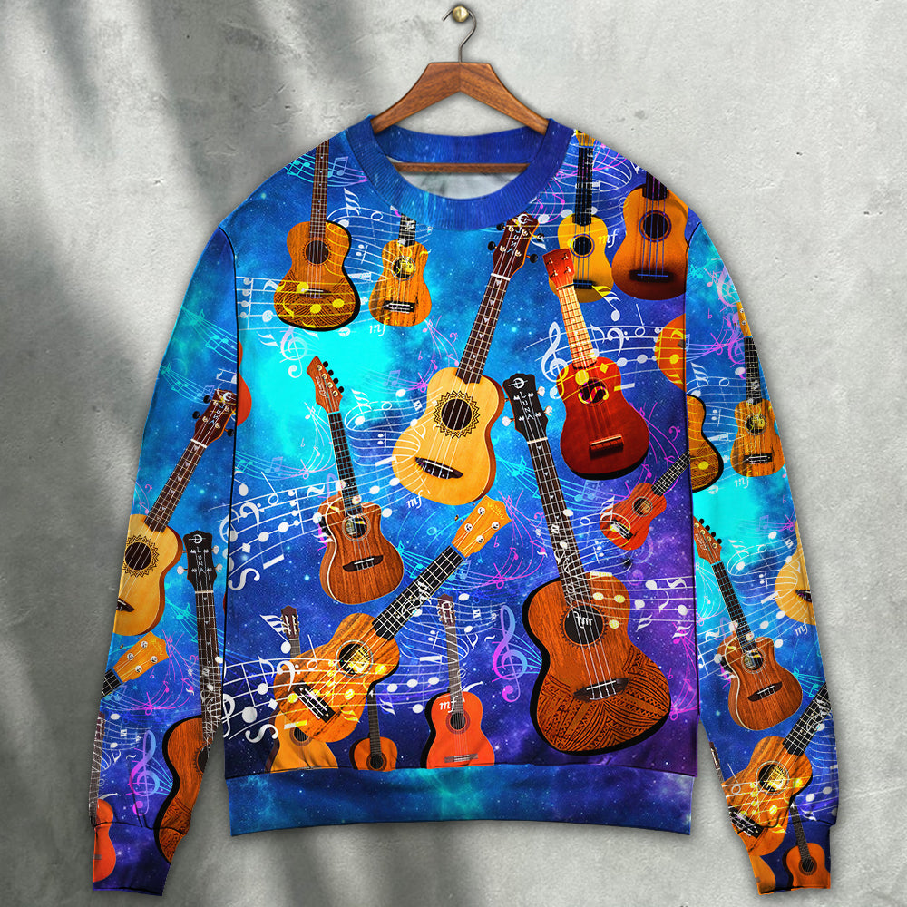 Ukulele Love Forever Music Style – Sweater - Ugly Christmas Sweater