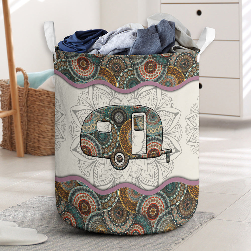 Camping Van Basic Style – Laundry Basket - Owls Matrix LTD