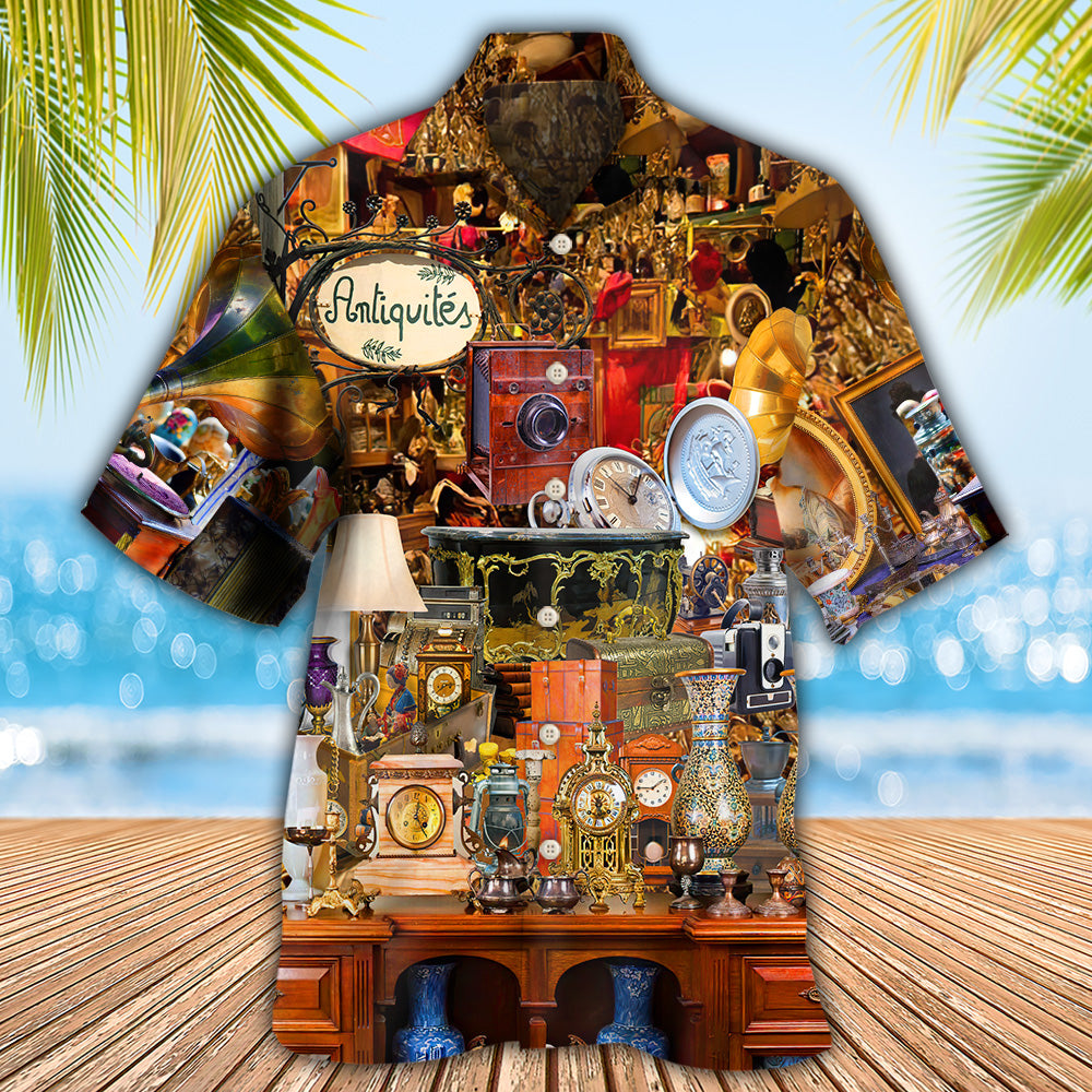 Vintage Treasures Antique Collector Art - Hawaiian Shirt
