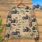 Motorcycle Desert Cactus Mountain Art – Sweater - Ugly Christmas Sweater