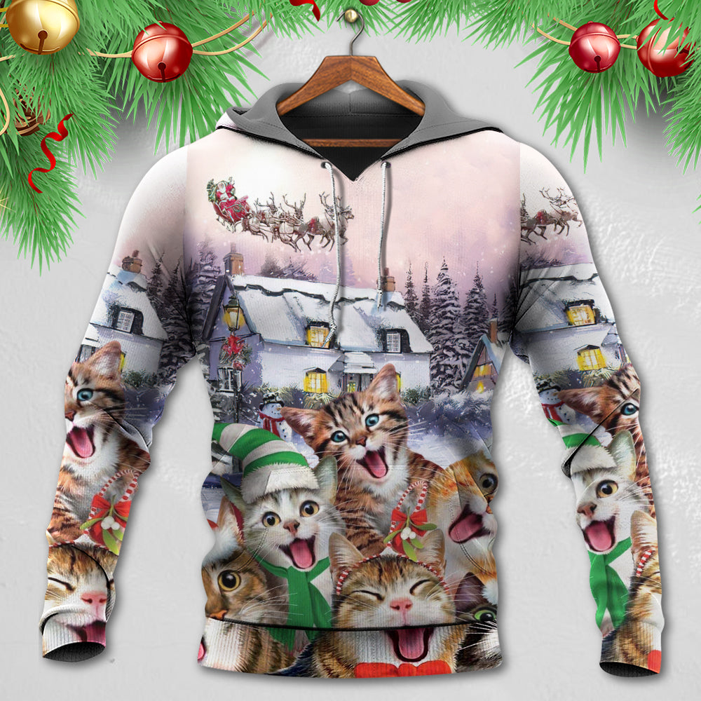 Christmas Cat Only One You Need - 3D Hoodie