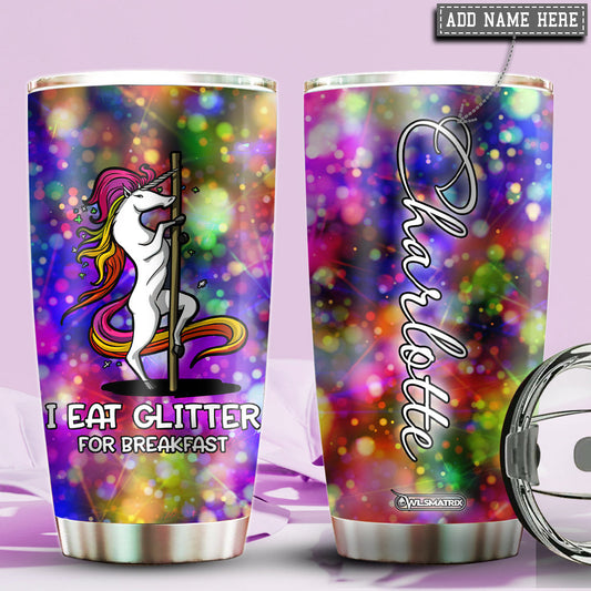 Pole Fitness In My Heart Personalized 20 Oz Tumbler For Morning Coffee Cold Drinks And Travel Cup Gifts