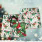 Dinosaur Christmas Tree Funny – Beach Short