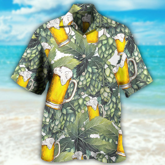 Craft Beer And Hops Brew Lover - Hawaiian Shirt