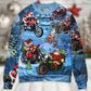 Christmas Driving With Santa Claus – Sweater - Ugly Christmas Sweater