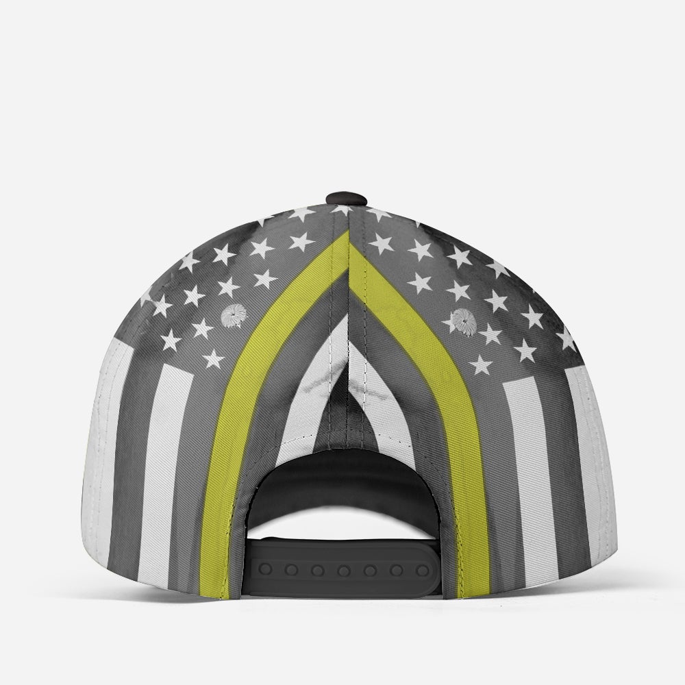Custom Yellow Flag Excavator Personalized Name – Classic Cap