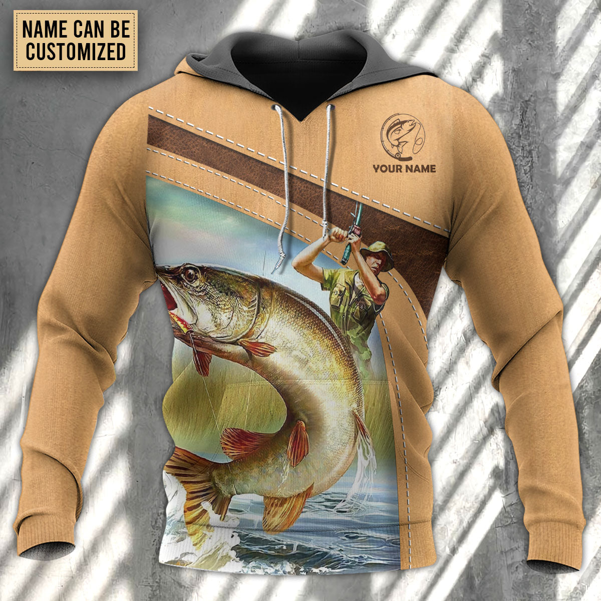 Old Fisherman Best Catch Personalized - 3D Hoodie