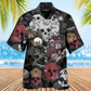 D20 Dice And Skull Dark Fantasy - Hawaiian Shirt