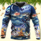 Christmas Family Love Glow Art – 3D Hoodie
