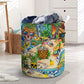 Skull Pineapple Fruit Amazing - Laundry Basket - Owls Matrix LTD