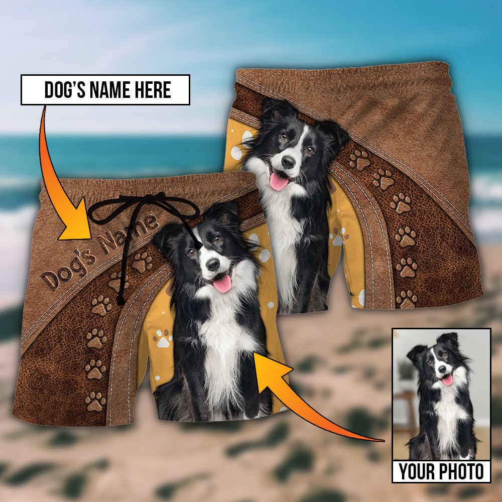 Dog My Lovely Dog Custom Photo Personalized - Beach Short - Owls Matrix LTD