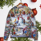 Christmas Winter Holiday Santa Style – Sweater - Ugly Christmas Sweater