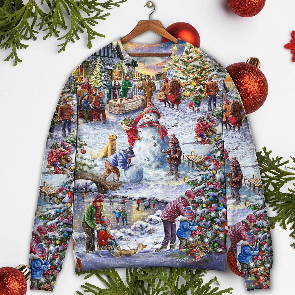 Christmas Winter Holiday Santa Style – Sweater - Ugly Christmas Sweater