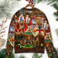 Christmas Poker Night Santa And Friends – Sweater - Ugly Christmas Sweater