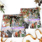 Christmas Farmhouse Merry Xmas Scene – Beach Short