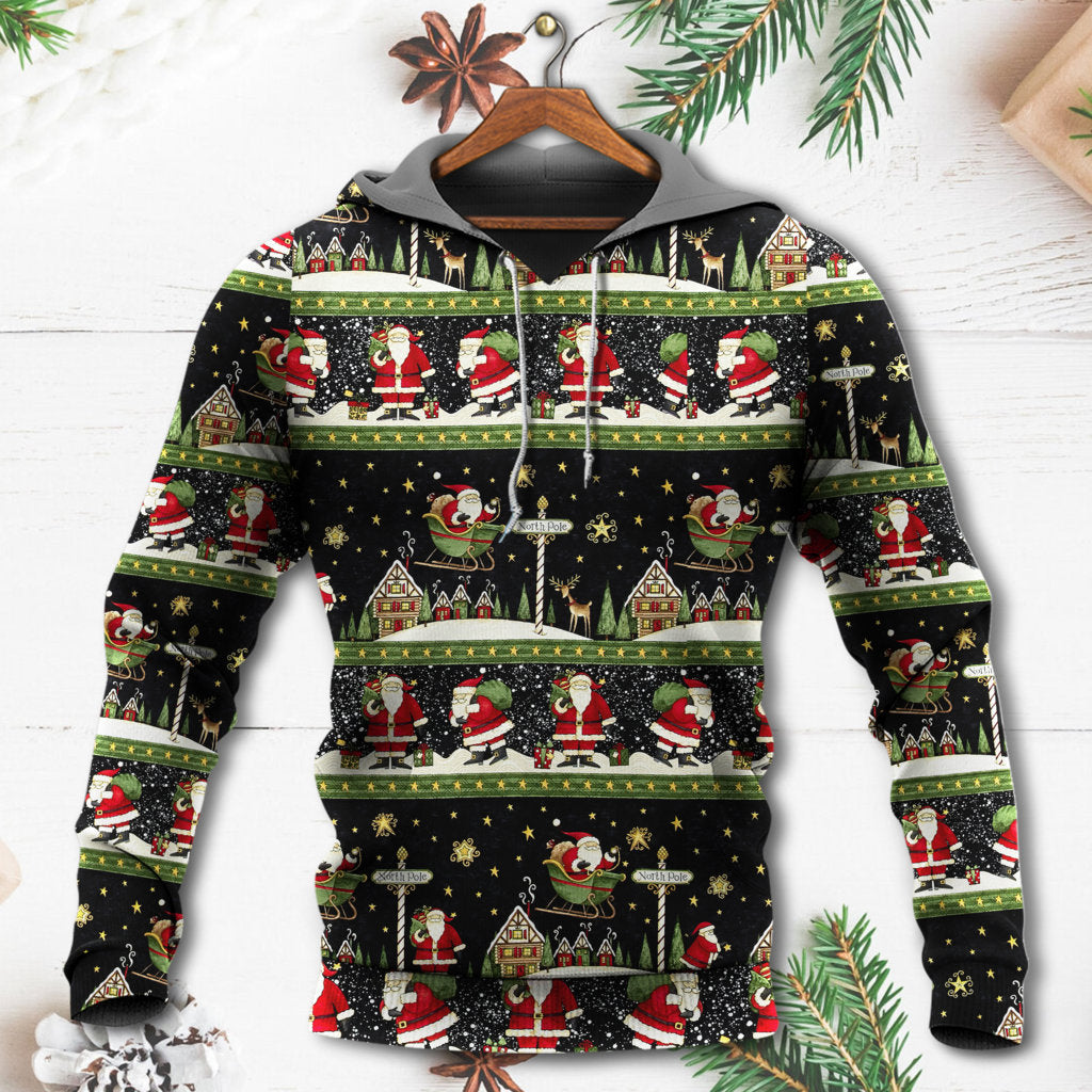 Santa Big Christmas Night - 3D Hoodie