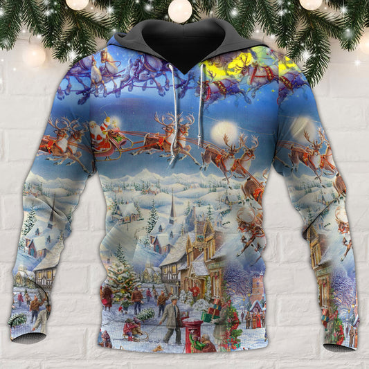 Christmas Be Kind Be Joy Quote Art – 3D Hoodie