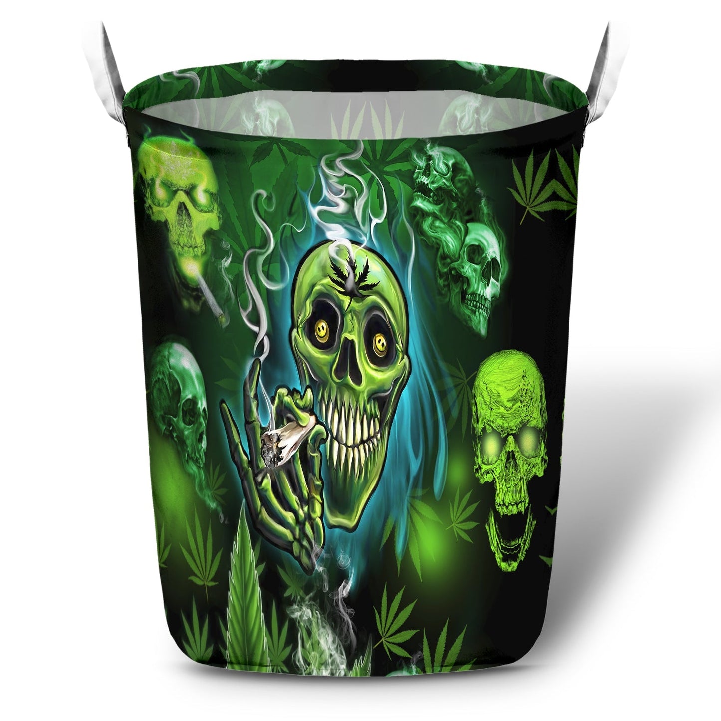 Skull So High Amazing Style - Laundry Basket - Owls Matrix LTD