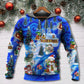 Christmas Snowman Chill With Friends - 3D Hoodie