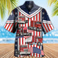 USA Flag Trucker Lifestyle - Hawaiian Shirt