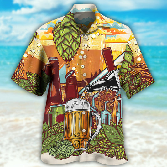 Its Beer Time Drinking Fun – Hawaiian Shirt