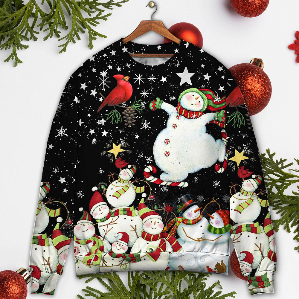 Christmas Snowman Winter Wonderland – Sweater - Ugly Christmas Sweater