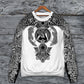 Viking Warrior Blood Black And White – Sweater - Ugly Christmas Sweater