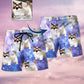 Cat Various Style Custom Photo - Beach Short - Owls Matrix LTD