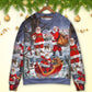 Christmas Funny Santa Happy Xmas Is Coming – Sweater - Ugly Christmas Sweater