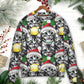 Christmas Meowy Xmas Cat Lover – Sweater - Ugly Christmas Sweater