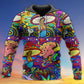 Hippie Mushroom Colorful Love Art – 3D Hoodie