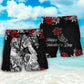 Skull Valentine Art - Beach Short