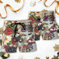 Christmas Snowman Couple Winter Lover – Beach Short