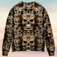 Skull Inner Darkness Art Style – Sweater - Ugly Christmas Sweater