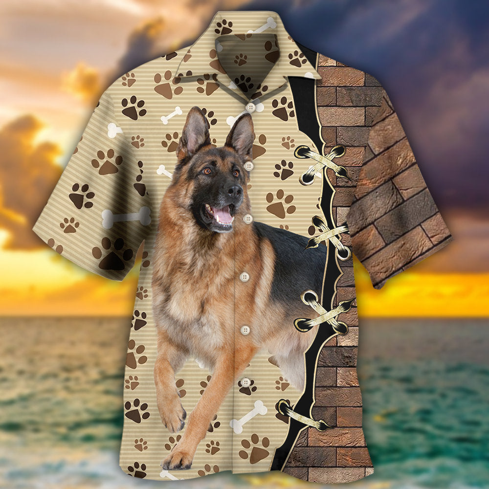 German Shepherd My Cool Dog Artistic Style - Hawaiian Shirt