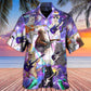 Cat Playing Guitar Galaxy Music - Hawaiian Shirt