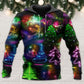 Christmas Neon Tree Snowman Glow - 3D Hoodie