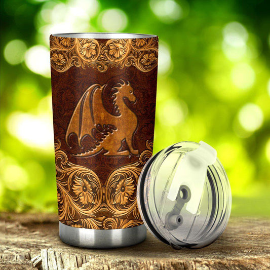 Dragon Lover 20 Oz Tumbler For Coffee Travel And Daily Use