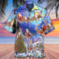 Christmas Santa Snowy Night Village – Hawaiian Shirt