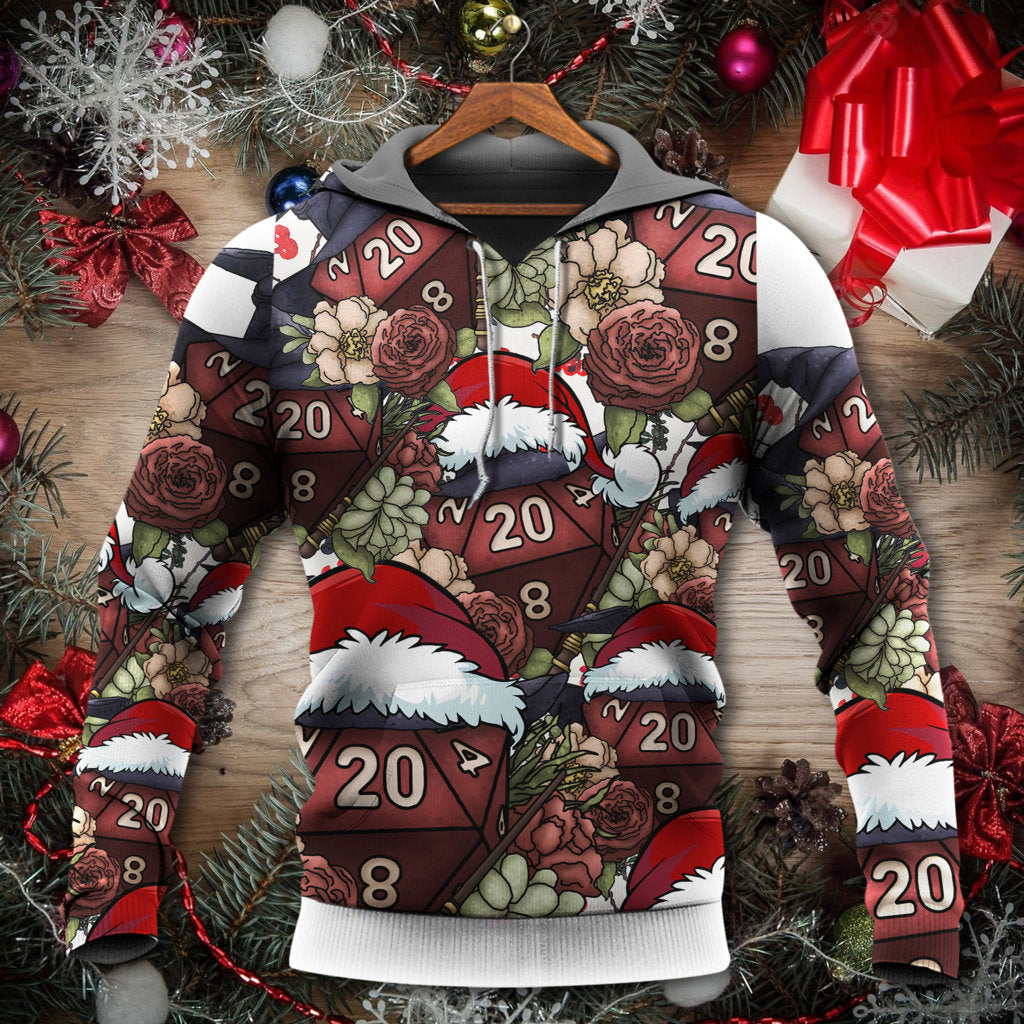 Christmas Dice Witchy Holiday Vibe - 3D Hoodie