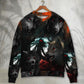 Halloween Black Wolf Night Art – Sweater - Ugly Christmas Sweater