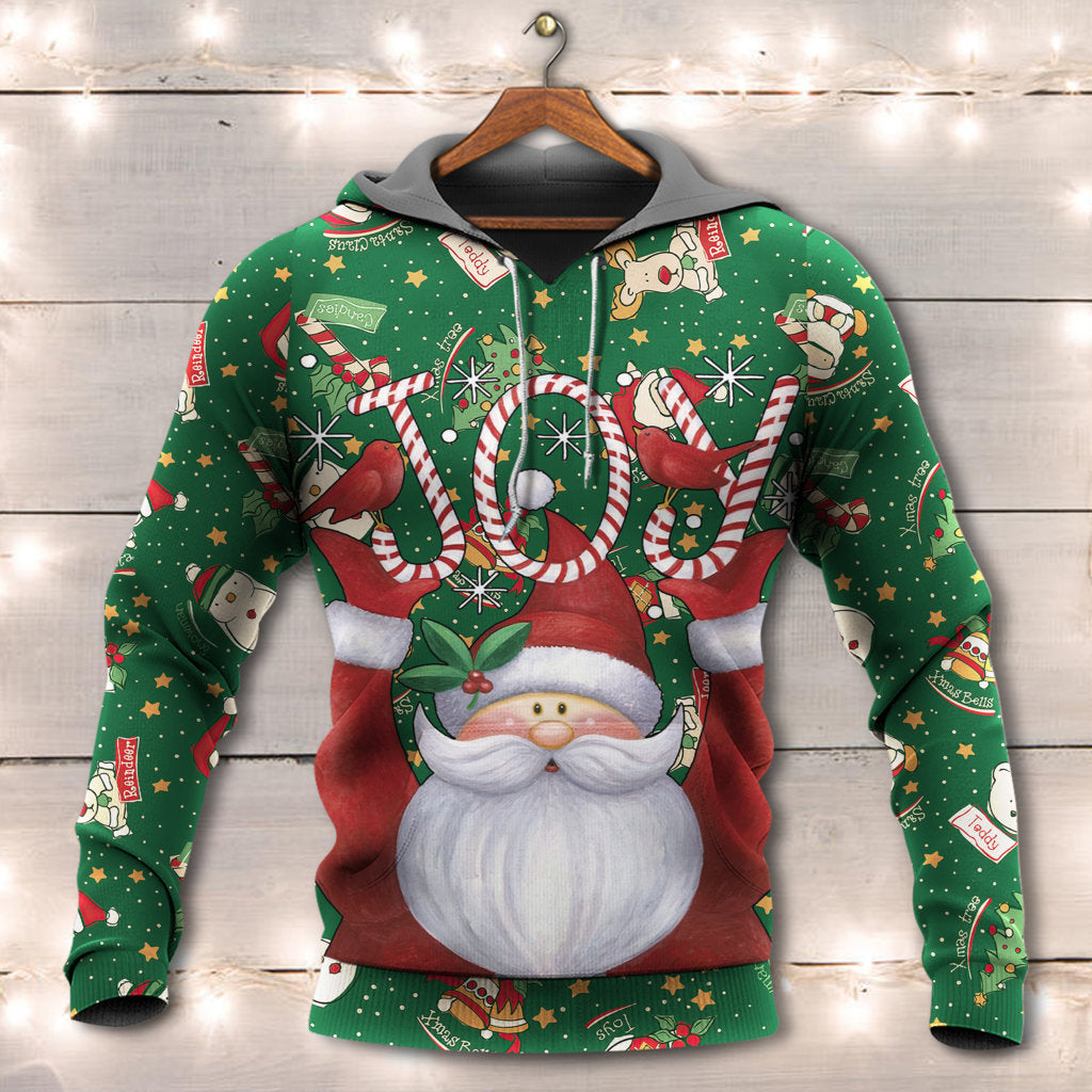 Christmas Santa Claus Lover Joy - Hoodie